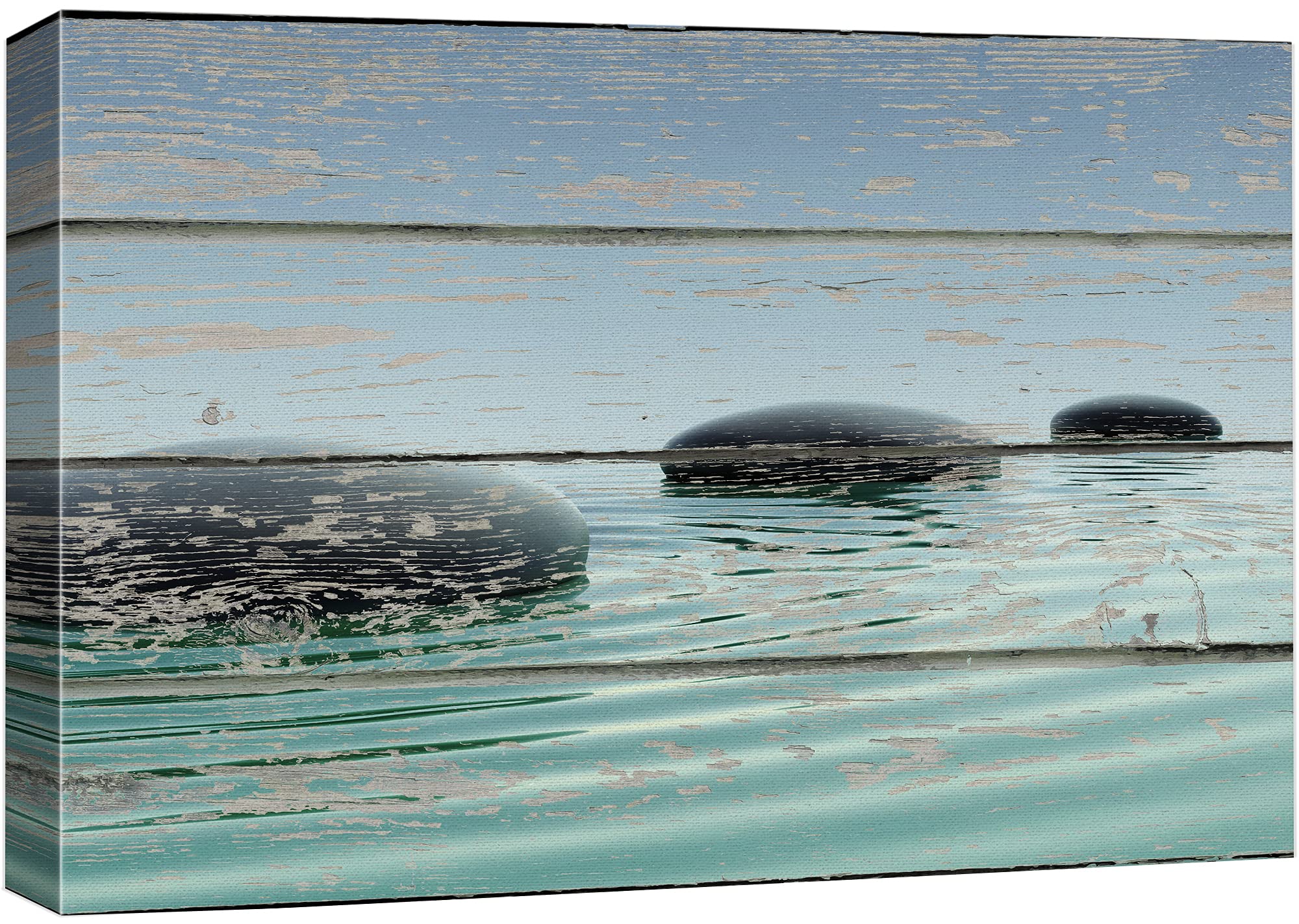 クンストラーゼン モンドリアン Soak Up Art When You Can wall26 Canvas Print Wall Art Zen Stone Stack on Water with